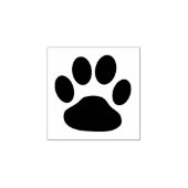 Schattige paw print 1 inch inktstempel rubberstempel (Afrduk)
