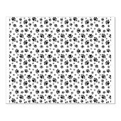 Schattige Paw Print Patroon Rubber Stamp Rubberstempel (Afrduk)