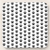 Schattige Paw Print Pattern Onderzetter (Voorkant)
