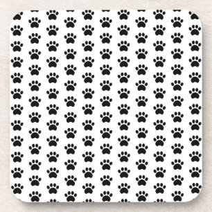 Schattige Paw Print Pattern Onderzetter