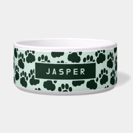 Schattige Paw Prints Pet Voerbakje