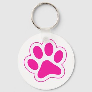 Schattige Paw Sleutelhanger