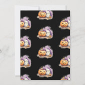 Schattige Peek-A-Boo Baby shower Kaart (Achterkant)