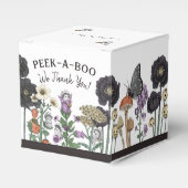 Schattige Peek-a-Boo Ghost Halloween Baby shower Bedankdoosjes (Voorkant Zijde)
