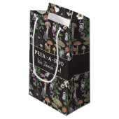 Schattige Peek-a-Boo Ghost Halloween Baby shower Klein Cadeauzakje (Voorkant Gekanteld)