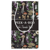 Schattige Peek-a-Boo Ghost Halloween Baby shower Klein Cadeauzakje (Voorkant)