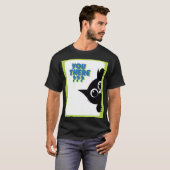 Schattige Peekaboo Kat T-shirt (Voorkant volledig)