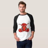 Schattige Peekaboo Kreeft T-shirt (Voorkant volledig)