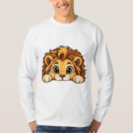 Schattige Peekaboo Leeuw T-shirt