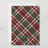 Schattige Peeking Grote Pyreneeën Rustiek Huisdier Feestdagenkaart (Achterkant)