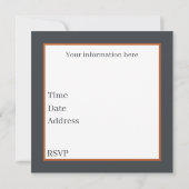 Schattige peeking woodland vos party kaart (Achterkant)