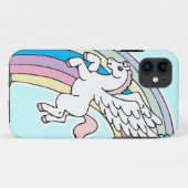 " schattige pegasus " en " unicorn cartoon " - gra Case-Mate iPhone case (Achterkant (horizontaal))