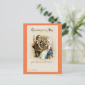 Schattige pelgrims briefkaart (Staand voorkant)