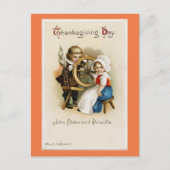 Schattige pelgrims briefkaart (Voorkant)