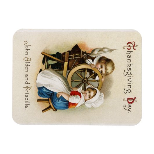 Schattige  pelgrims magneet (Horizontaal)