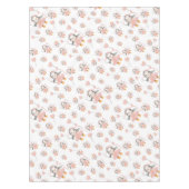 Schattige Penguin Ballerina Roze Tafelkleed (Voorkant)