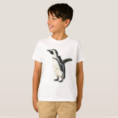 Schattige Penguin Boulders Beach, Kaapstad, SA T-shirt (Voorkant volledig)