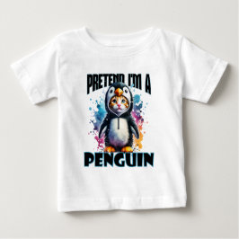 Schattige Penguin Cat Design voor speelse creaties