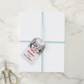 Schattige Penguin Gift Label Cadeaulabel (Met Touw)