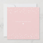 Schattige Penguin Meisje 1e Valentijnsdag Vierkant Kaart (Achterkant)