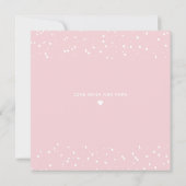 Schattige Penguin Roze Meisje Valentijnsdag Kaart (Achterkant)