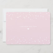 Schattige Penguin Roze  Valentijnsdag Kaart (Achterkant)