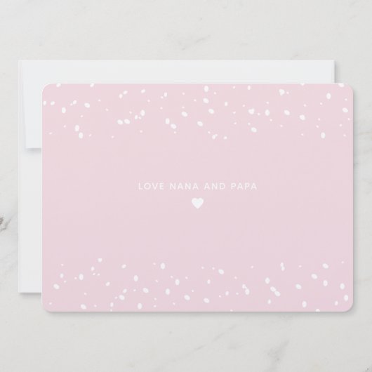 Schattige Penguin Roze  Valentijnsdag Kaart (Achterkant)