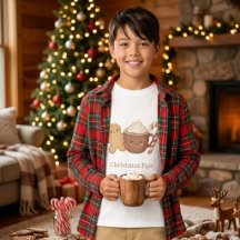 Schattige peperkoek en warme chocolademelk Kerstpr