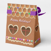 Schattige peperkoek huis met hartvormige ramen bedankdoosjes (Achterkant)