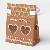 Schattige peperkoek huis met hartvormige ramen bedankdoosjes (Achterkant)