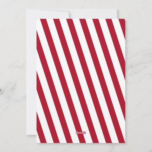 Schattige peperkoek Kerstmis Groet Foto Feestdagenkaart (Achterkant)