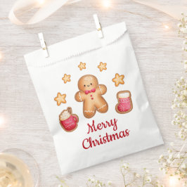 Schattige peperkoek man kerstmis  bedankzakje