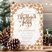 Schattige peperkoek man koekjes kerstfeest kaart