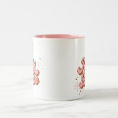 Schattige peperkoekkoekje Jolly Babe Tweekleurige Koffiemok (Center)