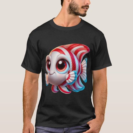 Schattige Pepermunt Engeltje T-shirt (Voorkant)