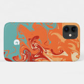 Schattige Personaliseer Pastel Marbel Case-Mate iPhone Case (Achterkant (horizontaal))