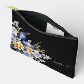 Schattige Personaliseer Vlinder & Wildbloemen Etui (Open)