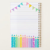 Schattige Persoonlijke Leraren Planner | Kleurrijk (Achterkant)