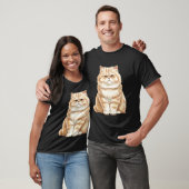 Schattige Perzische Kat T-shirt (Unisex)