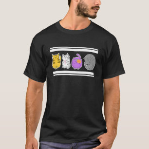 Schattige Pet Cat Dierenvriend Genderfluid Gift No T-shirt
