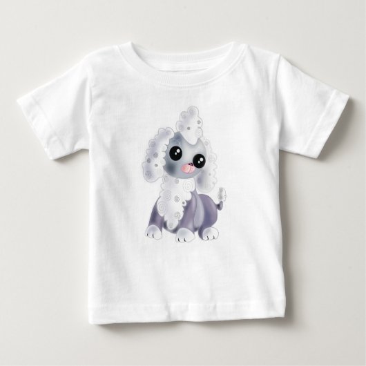 Schattige Pet Dog Baby T-shirt (Voorkant)