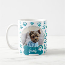 Schattige Pet Dog Photo Lijst Glitter & Paws Patte