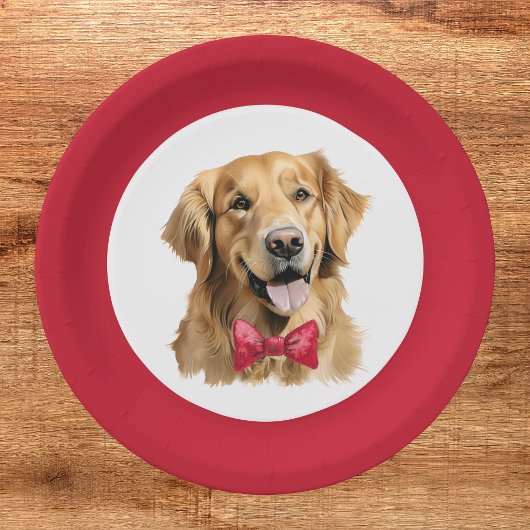 Schattige Pet Golden Retriever Christmas Bord