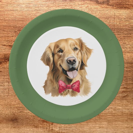 Schattige Pet Golden Retriever Christmas Bord