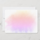 Schattige Pet met uil zittend op een log Kaart (Achterkant)