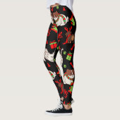 Schattige Pet Patterned kerstcadeau Leggings (Links)