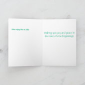 Schattige Pet Rat in een paasmandje Feestdagen Kaart (Binnen)