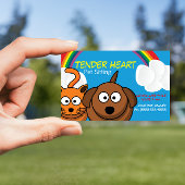 Schattige Pet Sitter Service Visitekaartje