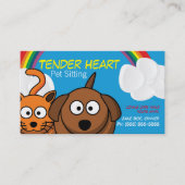 Schattige Pet Sitter Service Visitekaartje (Voorkant)