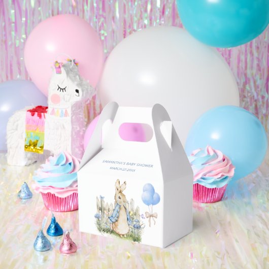 Schattige Peter Rabbit Baby shower Boy Bedankdoosjes (Feest)